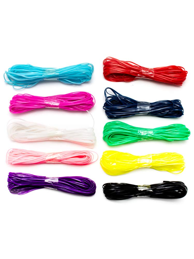 Cousin DIY Fun Packs 80 Yard Multi-Craft Lace Lanyard String  10 Colors  One Size - Image 1